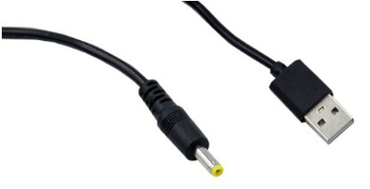 Шнур для различных устройств с USB на разъем 4,0*1,7 черный 1м Шнур для различных устройств с USB на разъем 4,0*1,7 черный 1м