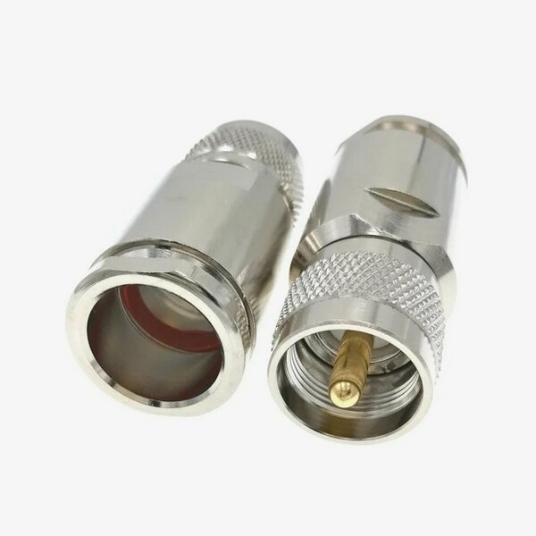 ВЧ-разъём UHF(male) PL259 прижимной под кабель 10D-FB ВЧ-разъём UHF(male) PL259 прижимной под кабель 10D-FB
