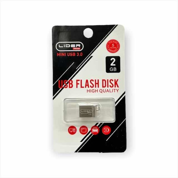 Флешка USB mini Lider Mobile U77-2, 2GB Флешка USB mini Lider Mobile U77-2, 2GB