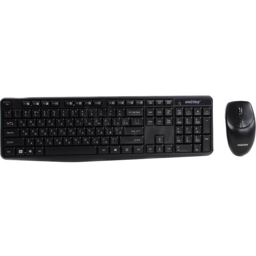 Комплект беспроводный клавиатура+мышь Smartbuy 235380AG-K черный (SBC-235380AG-K) Комплект беспроводный клавиатура+мышь Smartbuy 235380AG-K черный (SBC-235380AG-K)