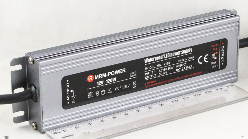 Блок питания трансформаторный US-12120 12V 10A 120W Блок питания трансформаторный US-12120 12V 10A 120W